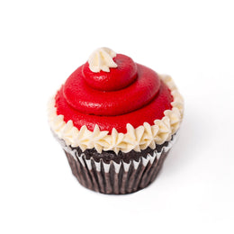 Santa's Hat Cupcake